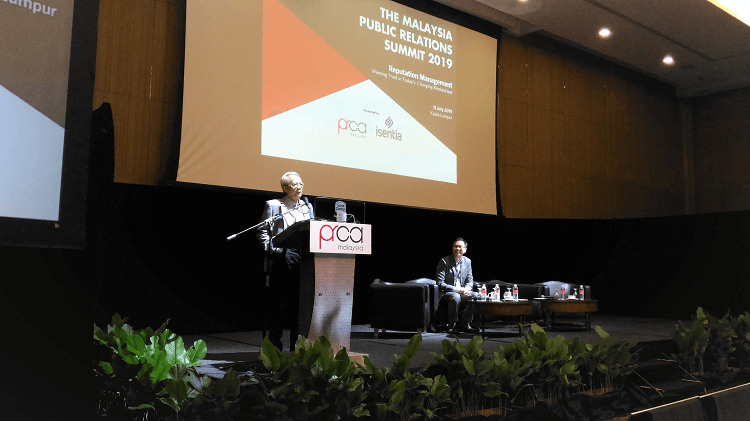 Mengurus Reputasi Dalam Landskap Media Era Digital, Malaysia PR Summit 2019, Datuk A Kadir Jasin,